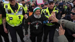 Más de 500 detenidos en una manifestación propalestina en Londres