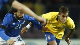 Brasil e Italia igualaron 2-2 en amistoso jugado en Suiza