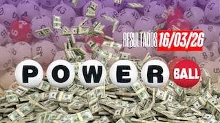 Resultados de la Lotería Powerball, 16-03-2026: números ganadores de la lotería y cómo ver sorteo con bote de $88 millones en EE.UU.