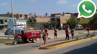 Vía WhatsApp: vecinos de Chiclayo limpian las calles de basura