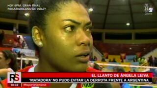 Ángela Leyva: su llanto y bronca por quedar fuera del Mundial