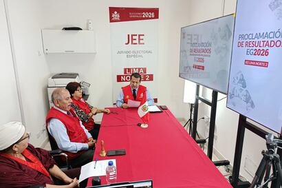 JEE Lima Norte 2 proclama resultados de la segunda vuelta en su jurisdicción