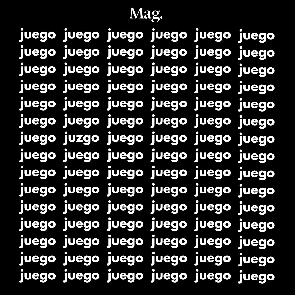 Parece fácil, pero necesitarás mucha atención y rapidez. ¡Intenta superarlo y demuestra tu agudeza visual.