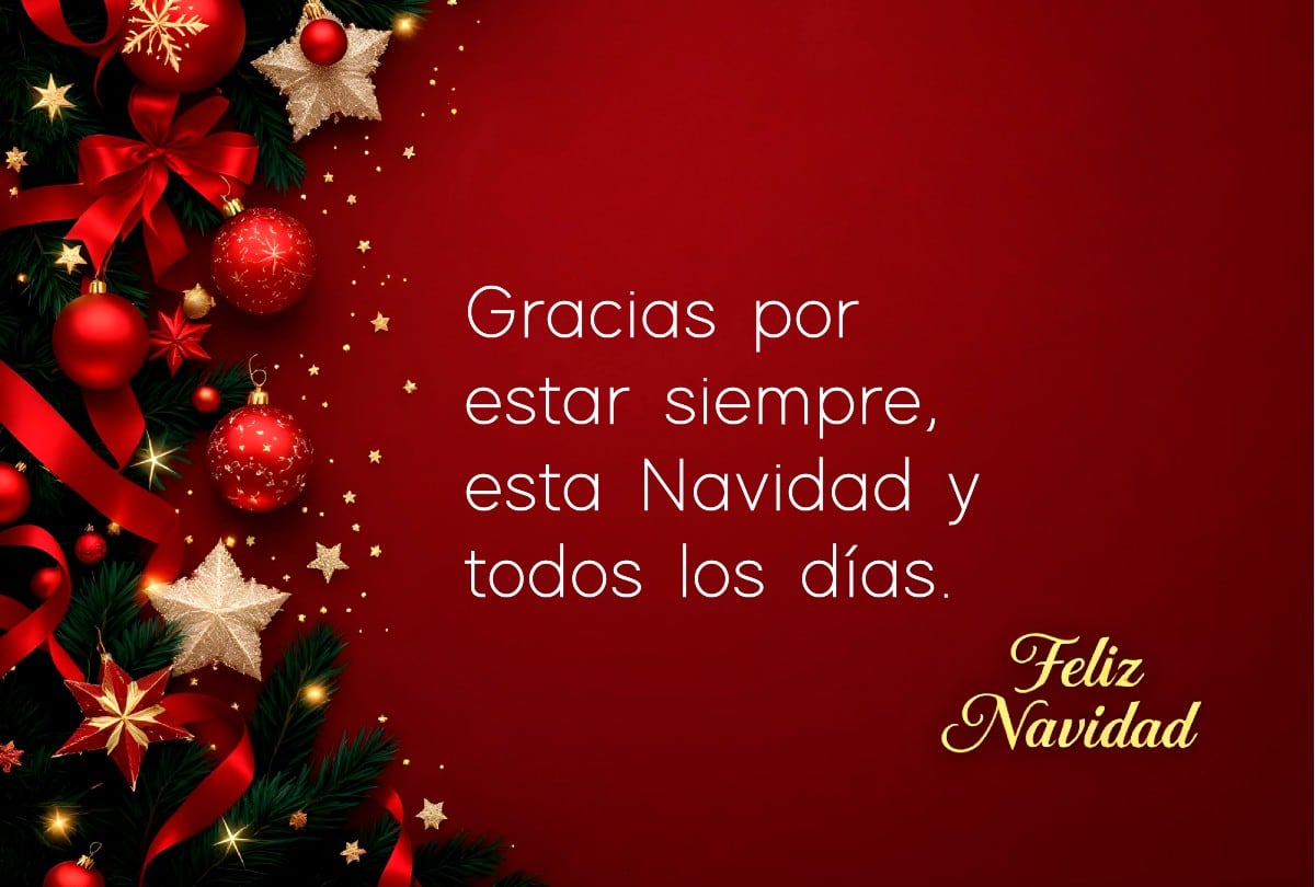 Elegir buenas frases de Navidad ayuda a compartir sentimientos sinceros en estas fechas. | Crédito: Freepik/Mag