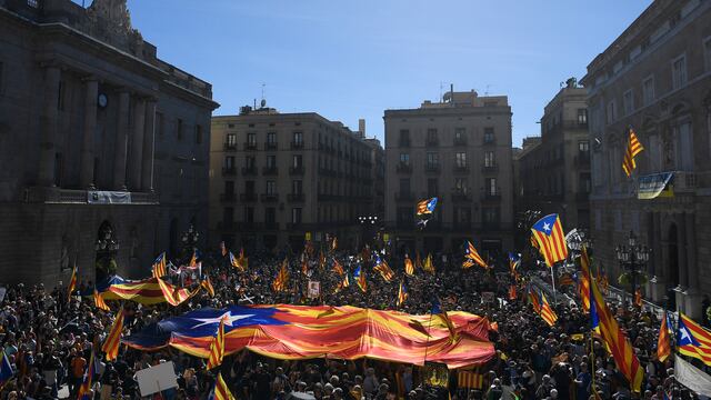 Cataluña: independentistas conmemoran referéndum de secesión de 2017