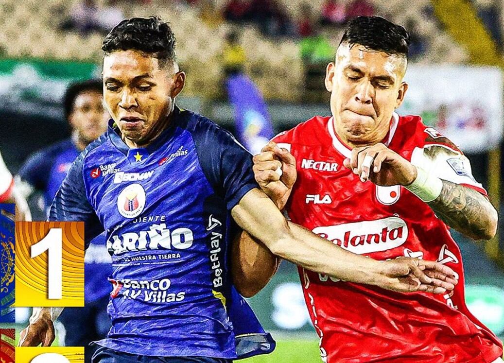 Santa Fe no pudo ante Deportivo Pasto por los cuadrangulares de la Liga BetPlay.