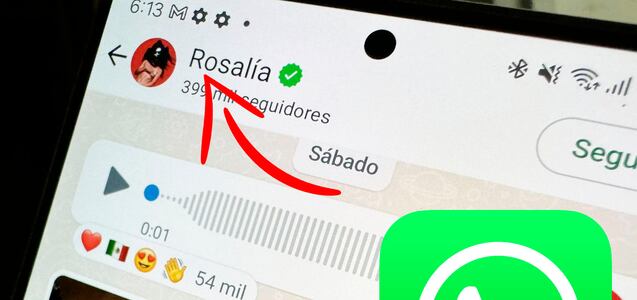 Cómo interactuar con Rosalía a través de WhatsApp