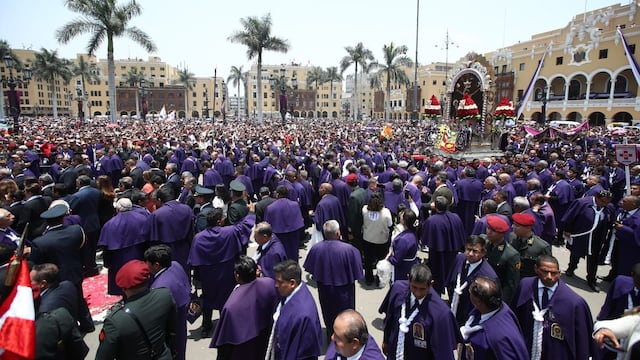 Señor de los Milagros: así se desarrolla el segundo recorrido de la procesión por el Centro de Lima | FOTOS y VIDEO