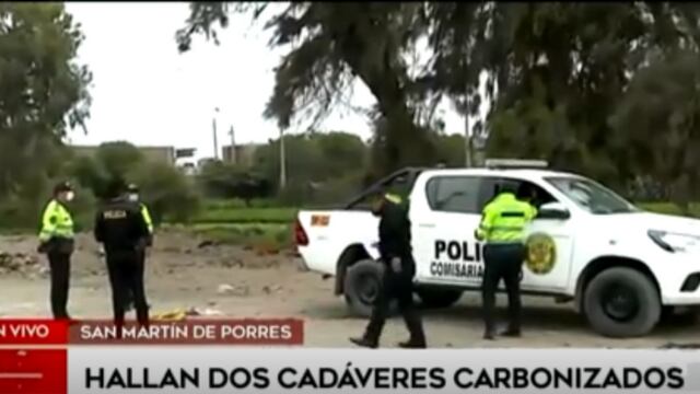 San Martín de Porres: dos cuerpos carbonizados fueron hallados en la avenida San Nicolás 