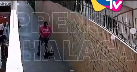 Se solicita la intervención de las autoridades para ubicar a este desalmado hombre y se pueda rescatar a este indefenso animal.