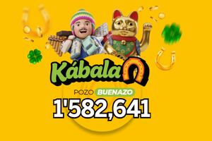 Sorteo de Kábala: conoce el Pozo Buenazo del sábado 18 de abril y cómo jugar