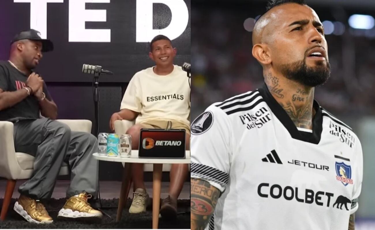 Jefferson Farfán le preguntó a Edison Flores si se consideraba mejor que Arturo Vidal: esta fue la respuesta del ‘Oreja’. (Foto: Composición GEC)