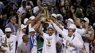 NBA: así celebraron los Spurs su quinto título en la historia