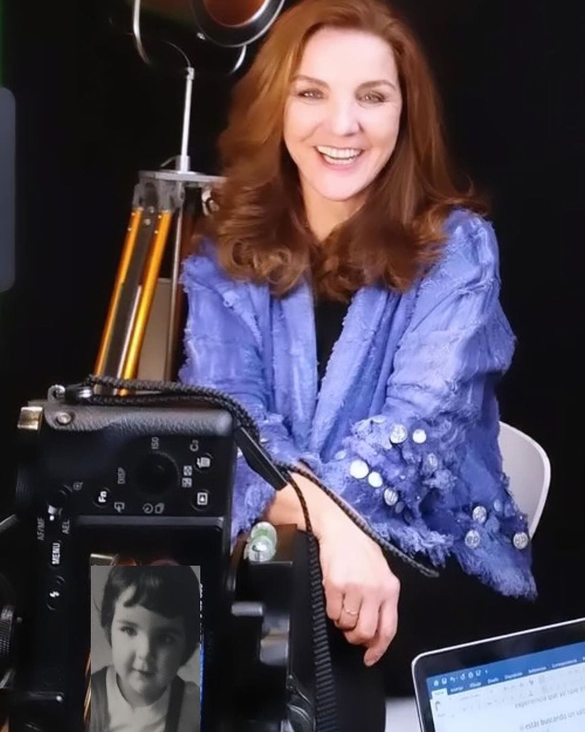 "¡TBT y la niña que hay en mí!", escribió en octubre de 2023. En ella aparece una imagen de la actriz cuando era niña (Foto: Luces Velásquez / Instagram)