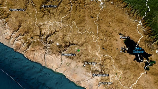 Tres sismos se registraron en Arequipa en lo que va del viernes 12 de enero 