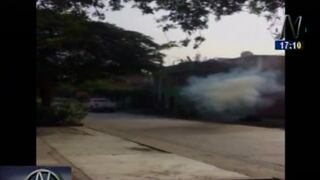 Cercado: granada tipo piña fue lanzada a una vivienda [VIDEO]