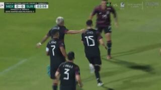 Apenas al minuto 3: gol de Israel Reyes para el 1-0 de México vs. Surinam | VIDEO