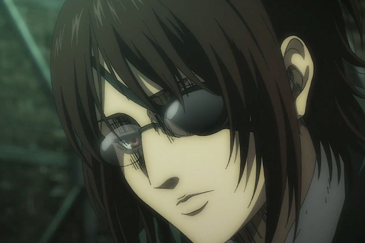 En temporadas pasadas, Hange era investigadora del equipo de Exploración, pero tras la muerte de Erwin en batalla, se volvió la nueva comandante en “Shingeki no Kyojin” (Foto: MAPPA)