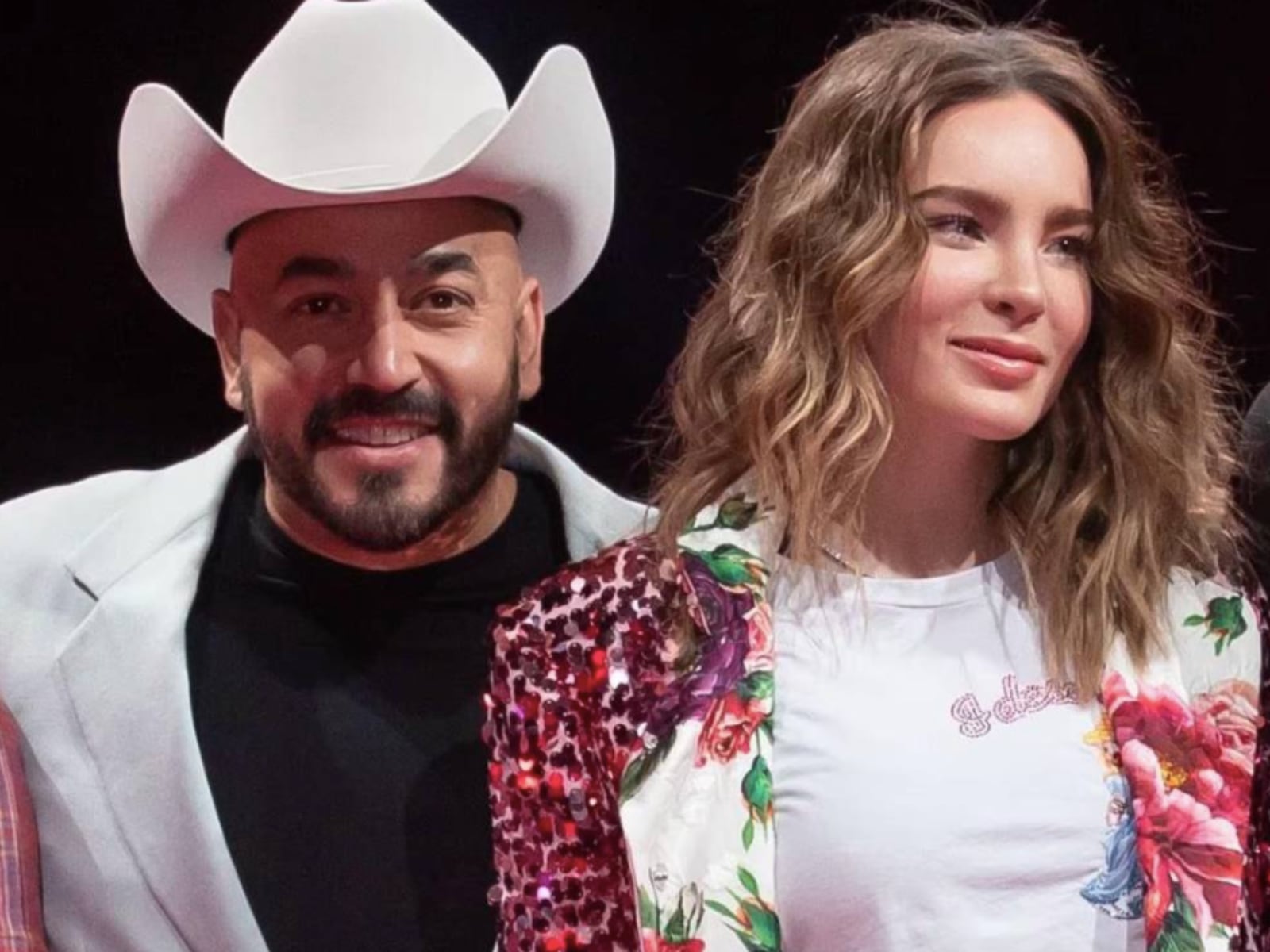 Lupillo Rivera y Belinda salieron en el 2019, cuando fueron jurados del reality show de talento “La Voz México” (Foto: TV Azteca)