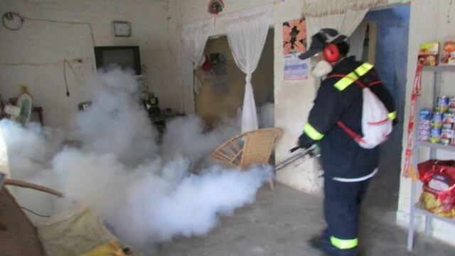 Batan Grande: fumigan áreas afectadas por brote de dengue