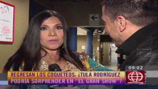 "El gran show": ¿Tula Rodríguez irá donde Gisela Valcárcel?
