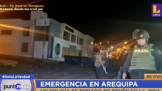 Arequipa: Liberan a policía que había sido tomado como rehén durante ataque a comisaría El Triunfo