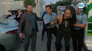 Jeff Hardy fue arrestado en el inicio del último episodio de SmackDown