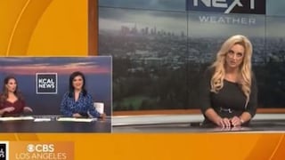 Meteoróloga de Los Ángeles se desmaya durante transmisión en vivo y se hace viral