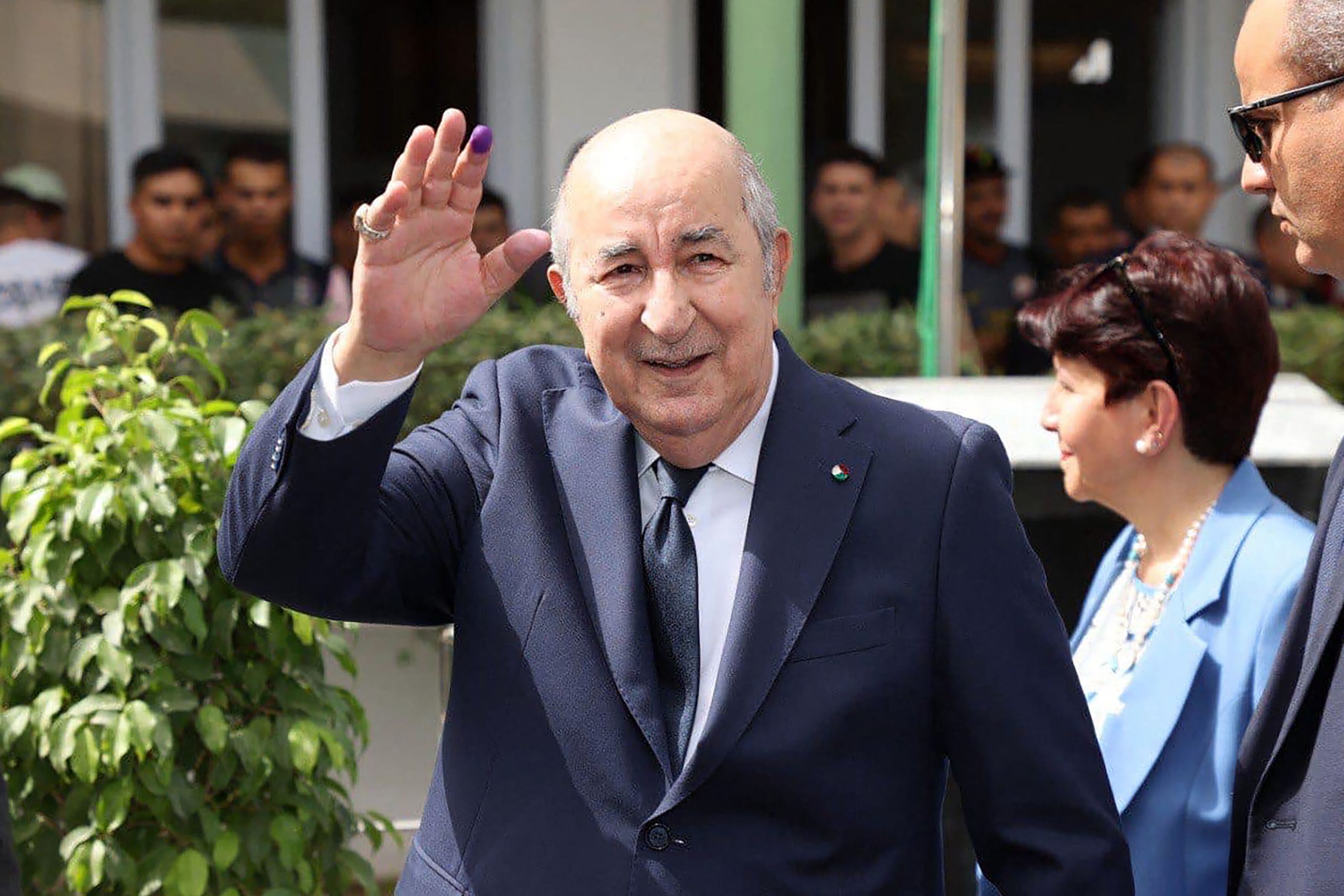 El actual presidente de Argelia, Abdelmadjid Tebboune. (Foto de la PÁGINA DE FACEBOOK DE LA PRESIDENCIA ARGELIANA / AFP)