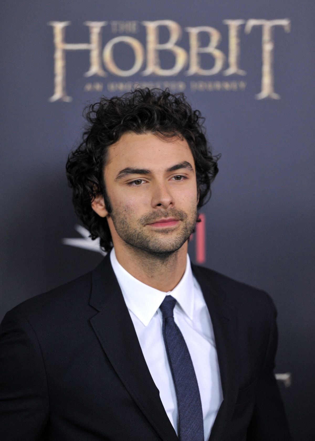 El actor irlandés Aidan Turner en el estreno estadounidense de "El Hobbit: Un viaje inesperado" el 6 de diciembre de 2012 en el Teatro Ziegfeld de Nueva York (Foto: Stan Honda / AFP)