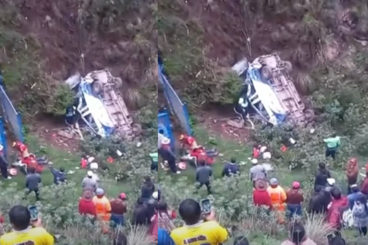 El accidente se reportó la tarde del domingo 22 de diciembre en la vía Cusco - Paruro. Foto: composición EC/captura Latina Noticias