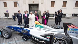 Papa Francisco le dio su bendición a la Fórmula E