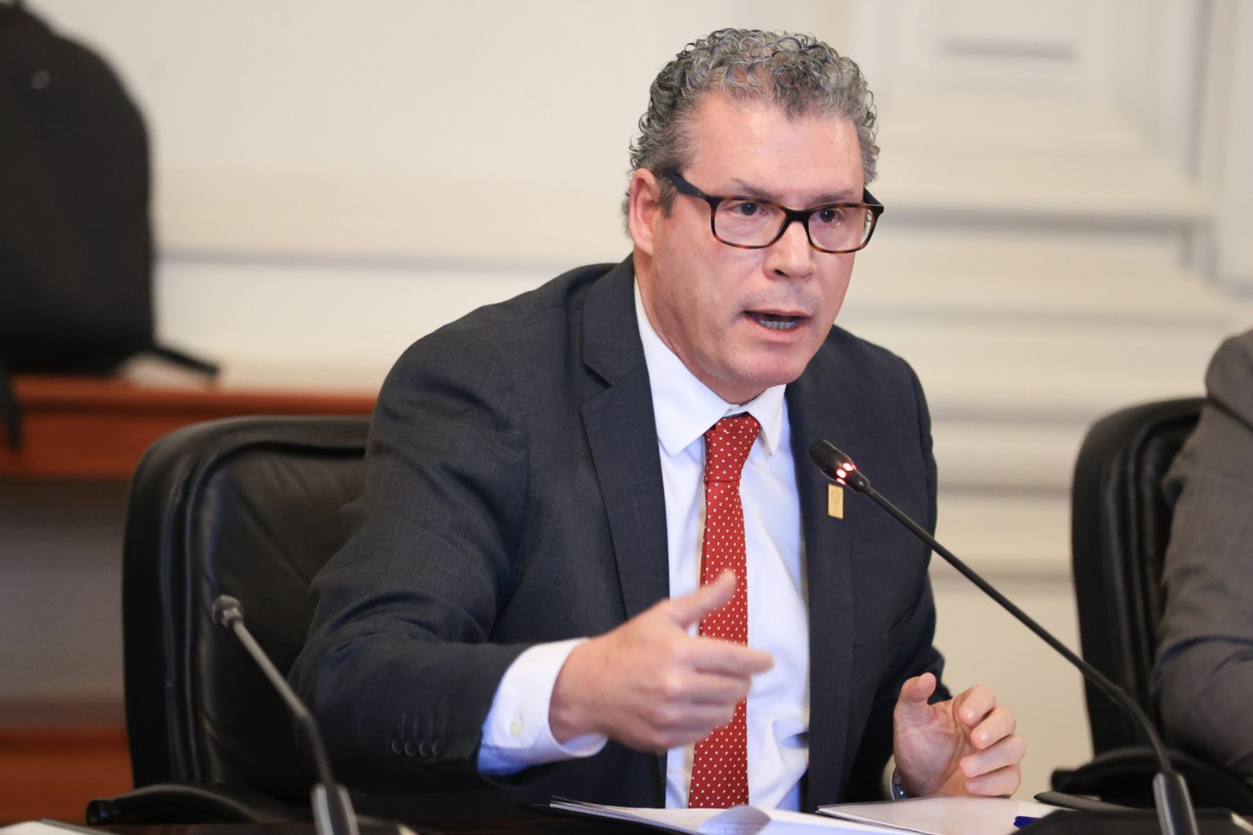 Ministro de Educación, Morgan Quero, sobre suspensión tardía de clases presenciales: “No le vamos a hacer el juego a ningún paro”. Foto: Andina