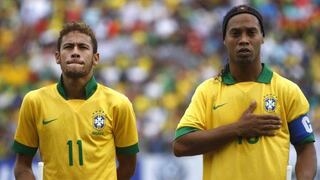 Scolari convocó a Neymar y Ronaldinho para el amistoso con Chile 