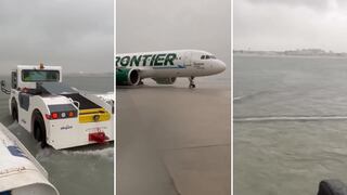 Inundaciones repentinas y vuelos cancelados por un fuerte temporal en el sur de Florida | VIDEO