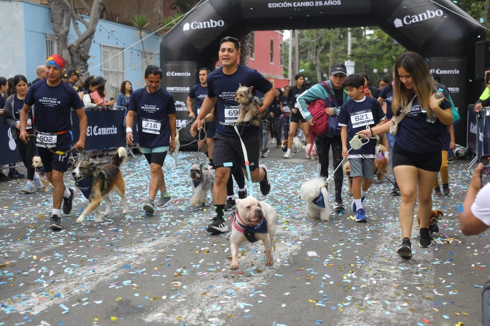La Wufathon 4K 2025 en las calles de Barranco tuvo gran acogida. La jornada deportiva sirvió para que cientos de participantes compartieran con sus mascotas. (Foto: Antonio Melgarejo/ @photo.gec)