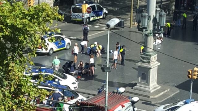 Atentado en Barcelona: Los videos del terror que se vivió en La Rambla