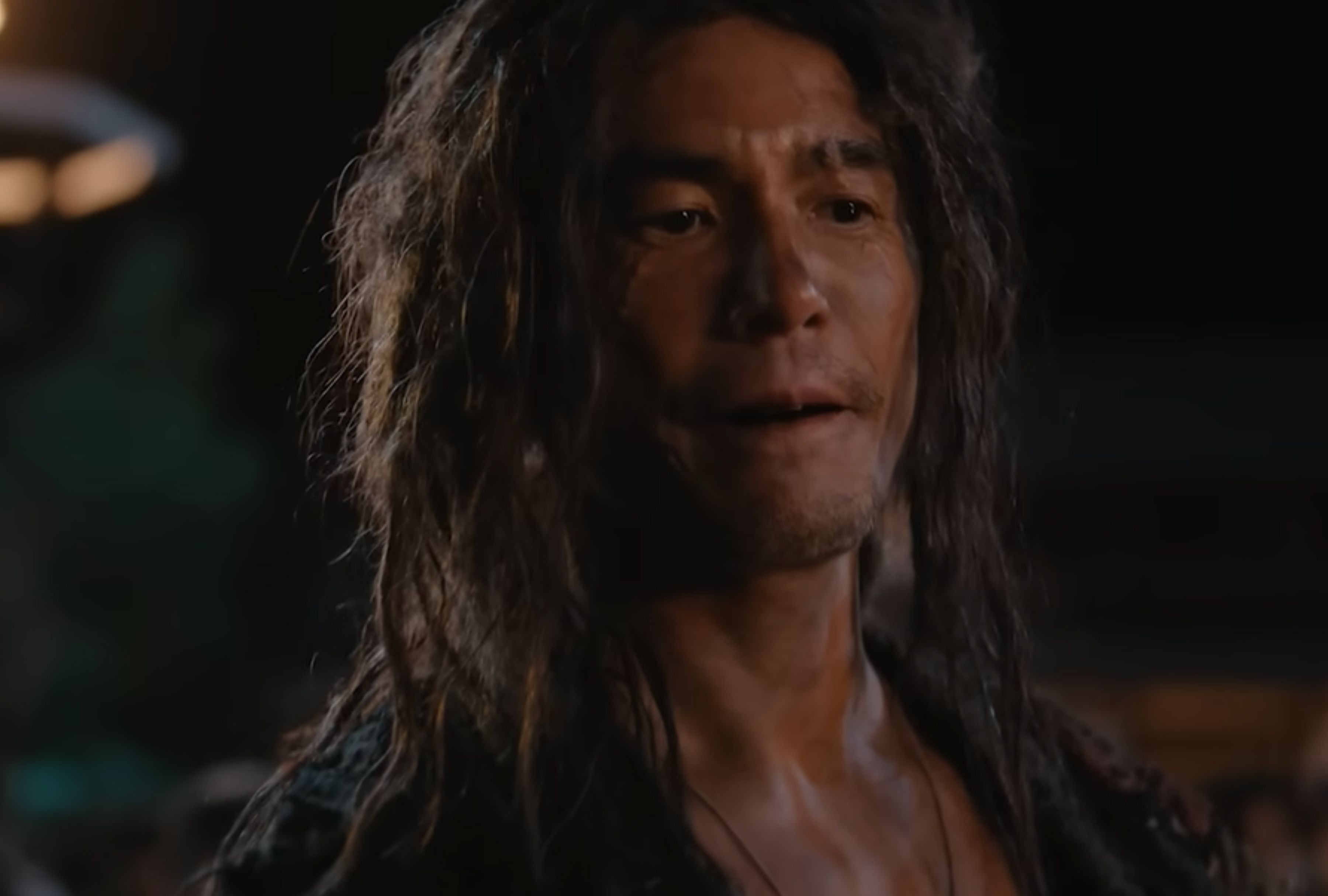 Hideaki Ito interpreta a Bukotsu Kanjiya, un despiadado samurái que tiene a Shujiro Saga como objetivo en el Kodoku en Last Samurai Standing (Foto: Netflix).