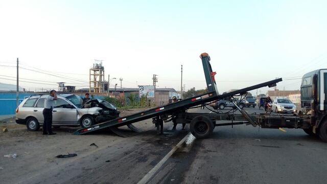 Accidente en la Panamericana Norte deja cinco heridos en Chiclayo