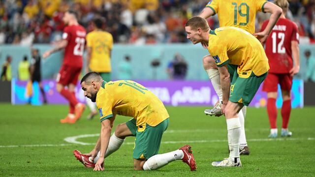 Australia elimina a Dinamarca y se mete entre los 16 mejores del Mundial