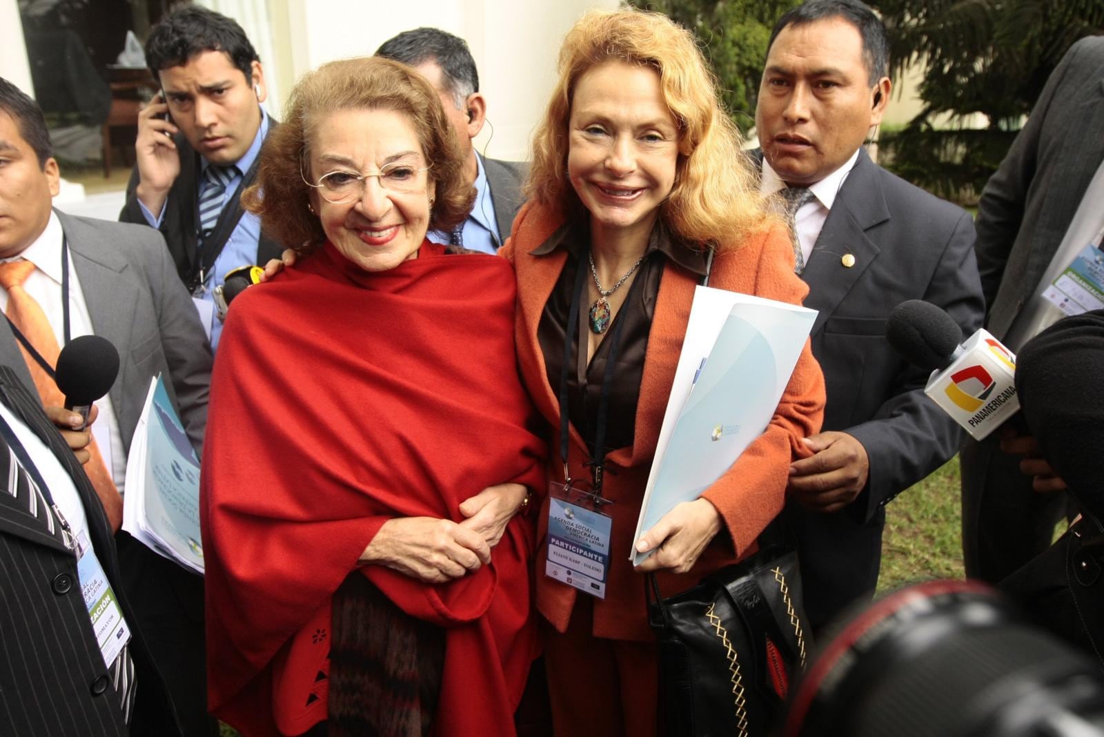 Eva Fernenbug, suegra de Alejandro Toledo.