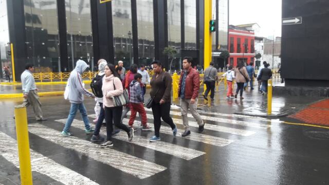 Invierno en Lima: llovizna persistirá durante la semana que viene