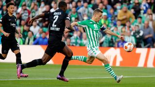 Betis perdió 1-2 ante Frankfurt por la ida de octavos en la Europa League | VIDEO