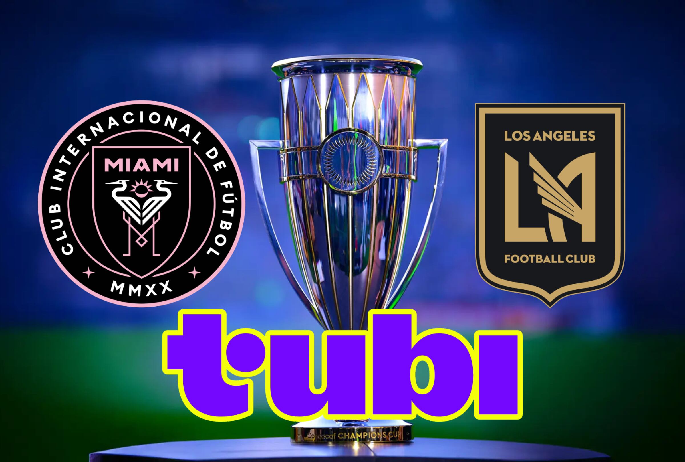 Cobertura oficial de TUBI TV para ver el partido entre Inter Miami y LAFC este miércoles 2 de abril por la ida de los cuartos de final de la Concachampions 2025 (Foto: AFP / Canva.com / Noé Yactayo)