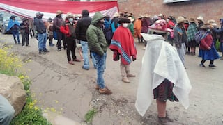 Las Bambas: comuneros de Cusco vuelven a bloquear corredor minero sur y piden arribo de Pedro Castillo