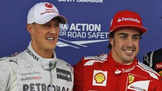 Fernando Alonso superó a Michael Schumacher en puntos en la Fórmula 1