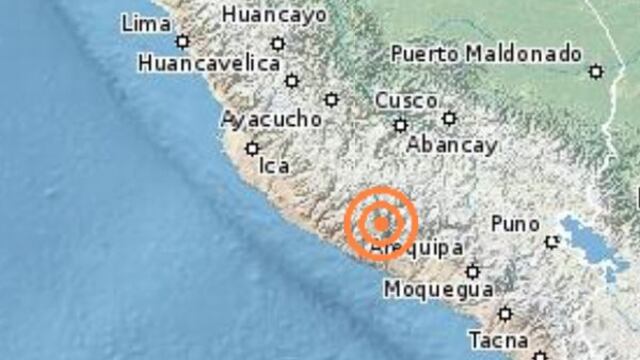 Sismo de 5,2 grados Richter se registró esta tarde en Arequipa