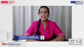 Fact checking: Verónika Mendoza y sus afirmaciones sobre el agua y la pandemia durante CADE Electoral