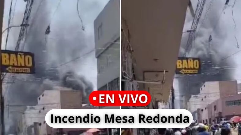 Incendio en Mesa Redonda: siniestro en galería previo a la Navidad genera pánico y deja 2 víctimas