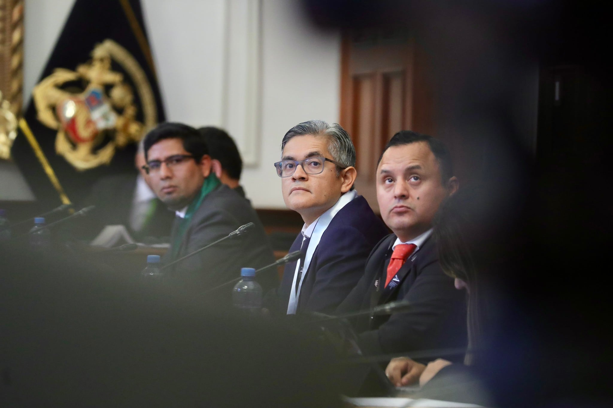 José Domingo Pérez defendió a Pedro Castillo ante la subcomisión, y el expresidente participó virtualmente desde Barbadillo. (Foto: Congreso)
